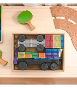 Connetix Magnetische Tegels Transport Set 50 Stuks