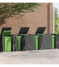 Containerberging 6 containers 414x79x117 cm staal antraciet