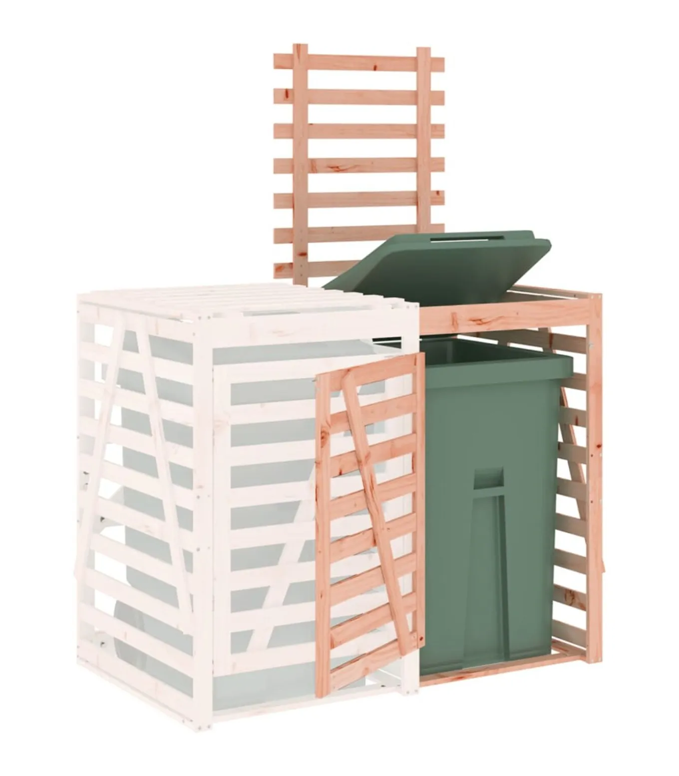 Containerberging verlengstuk massief douglashout