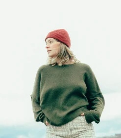 Contrasterende label muts ARIFA