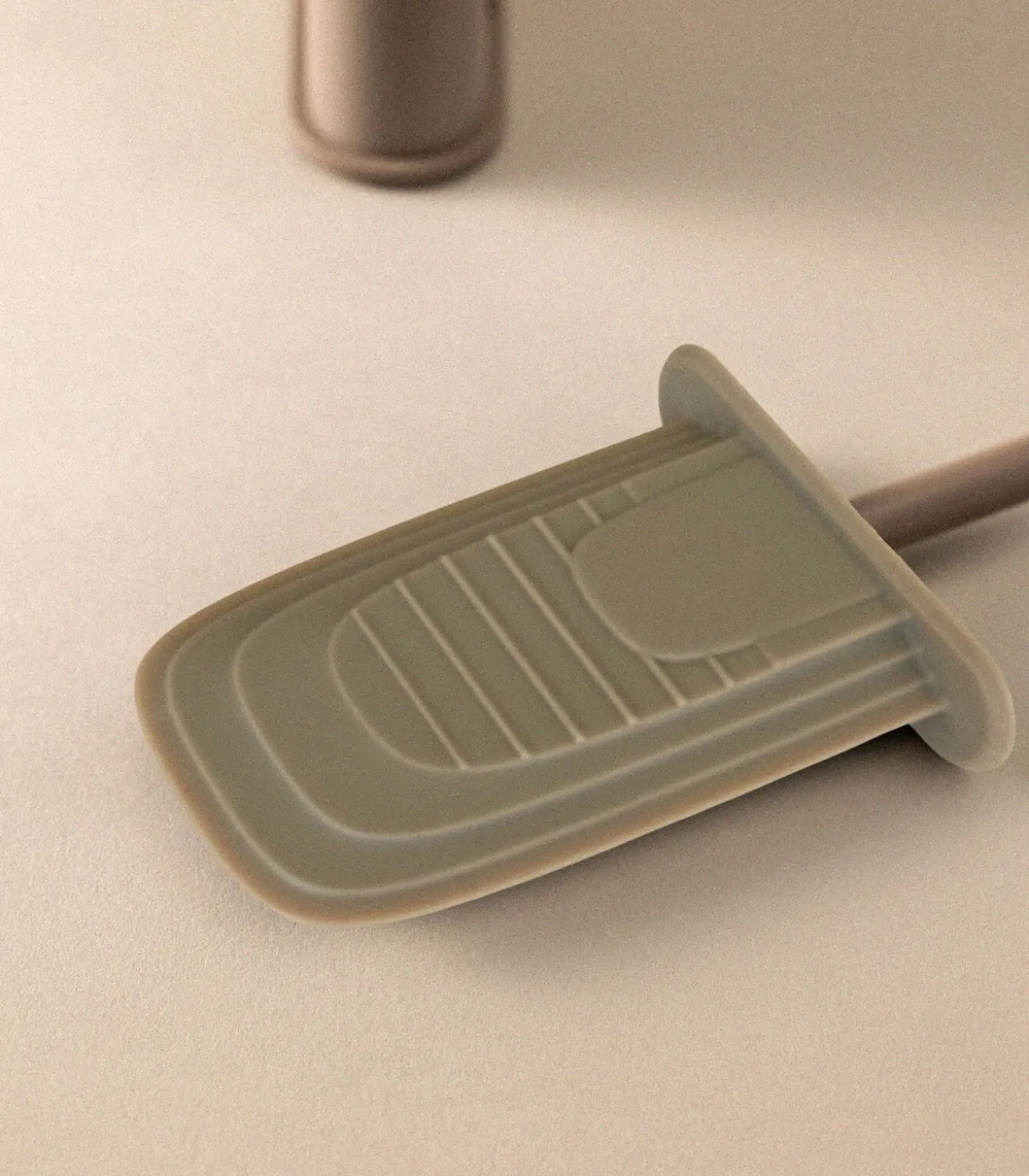 COSMIC toiletborstelhouder chroom Flat Silicon