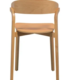 Cras Eetkamerstoelen - Essenhout - Naturel - Set van 6