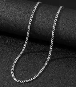Cuban Link Heren Ketting - Dikke Schakel - 5mm - Zilver Kleurig