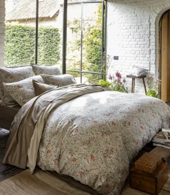 Cueillette - Effen kussensloop in biologisch katoen satijn