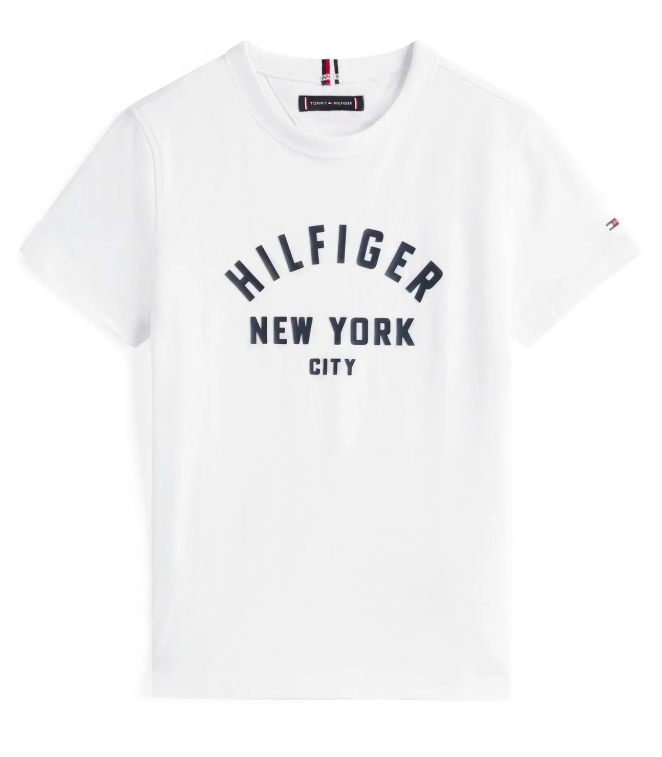 Curved Hilfiger Graphic Tee Ss
