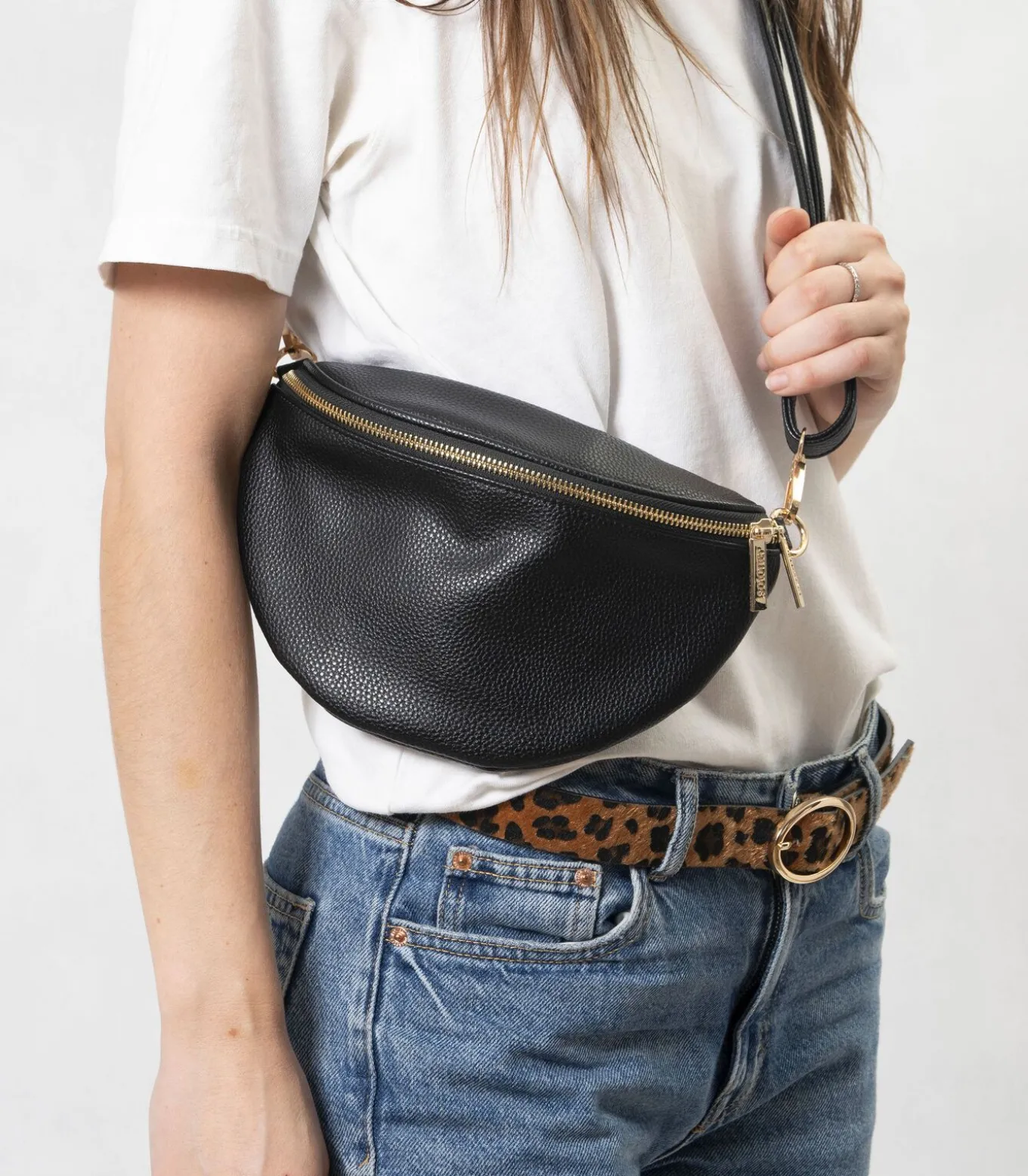 Dames heuptasje Zwart