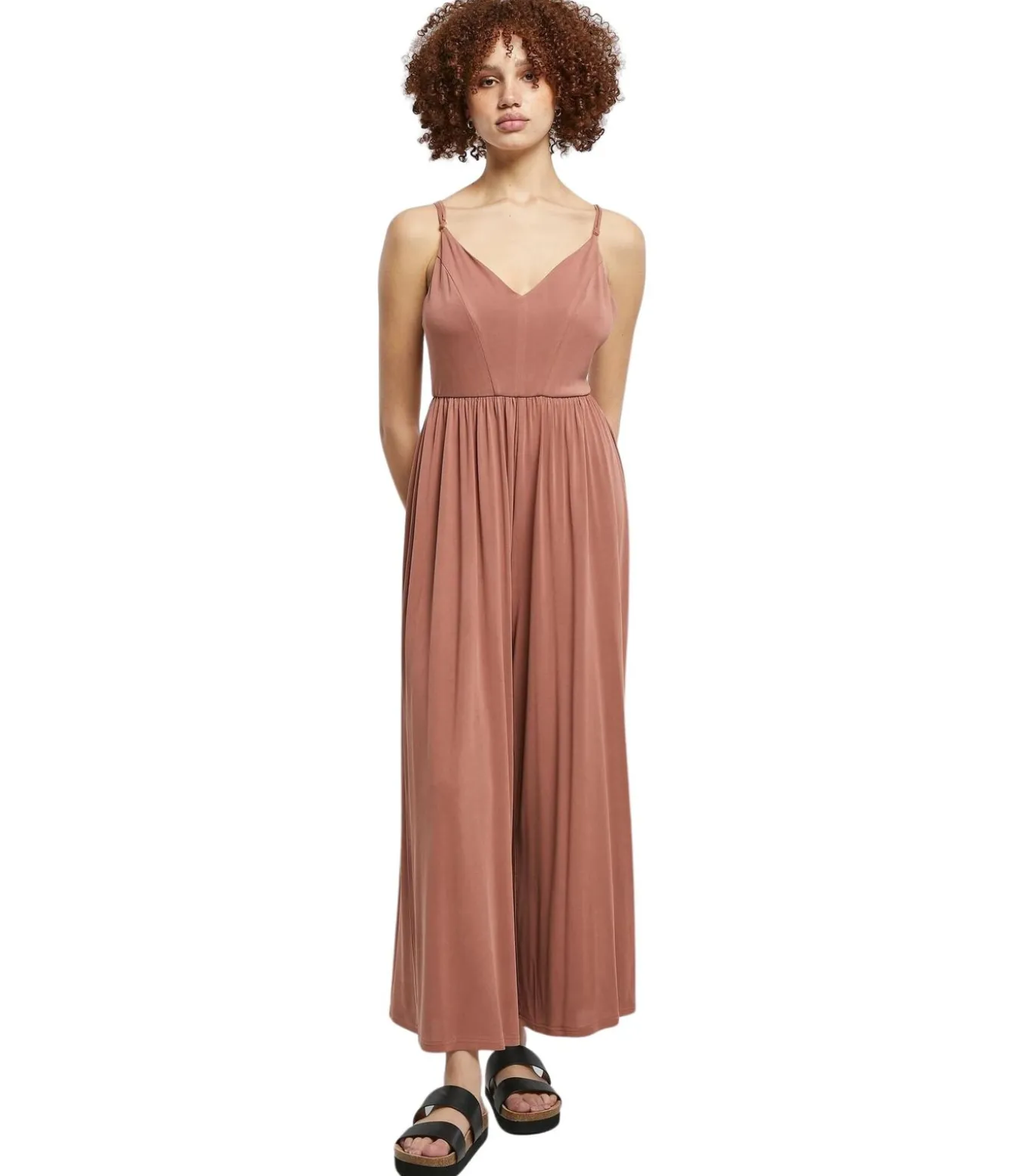 Dames jumpsuit Modal Spaghetti