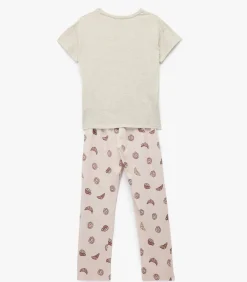 Dames Pyjama Set Lange Mouwen Katoen Bedrukt