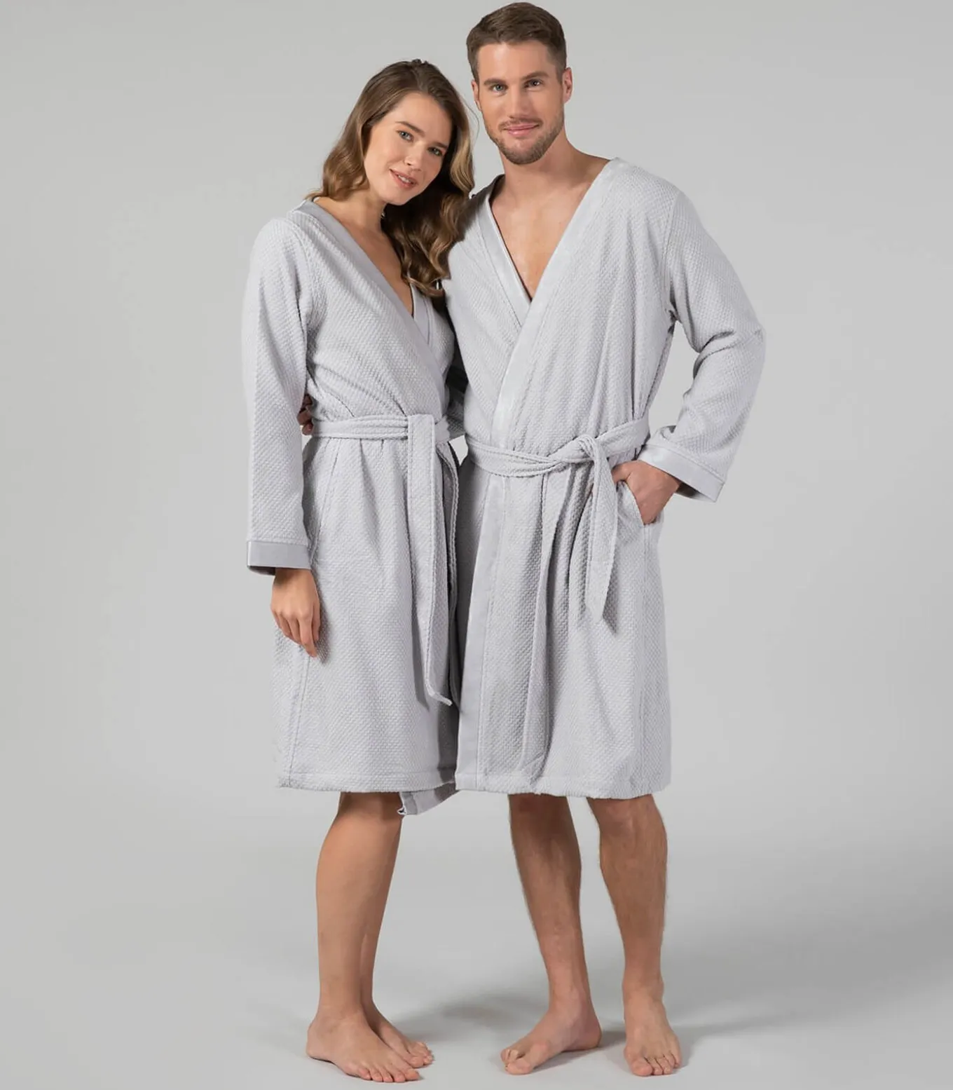 Damesbadjas Atentiva Donkergrijs - S