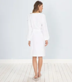 Damesbadjas Floss Wit - M