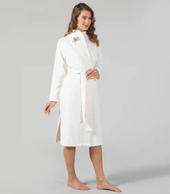 Damesbadjas Keila Ecru - L