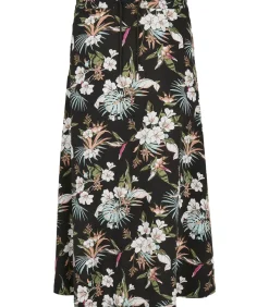 Damesrok viscose midi