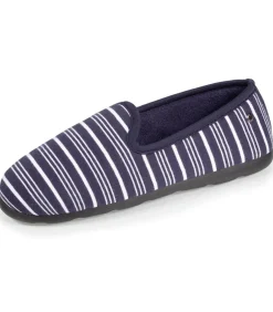 Damesslippers charentaise Gestreept