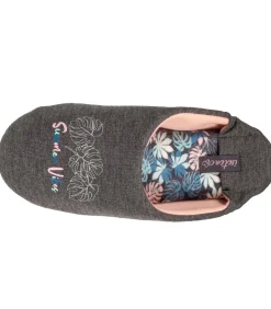 Damesslippers Grijs Zomervibes