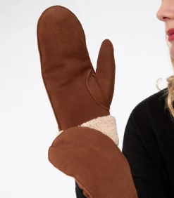 Dameswanten van cognac imitatiebontleder