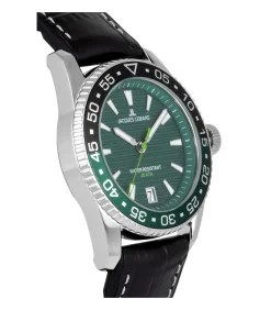 Datum horloge Liverpool Diver Green - Black