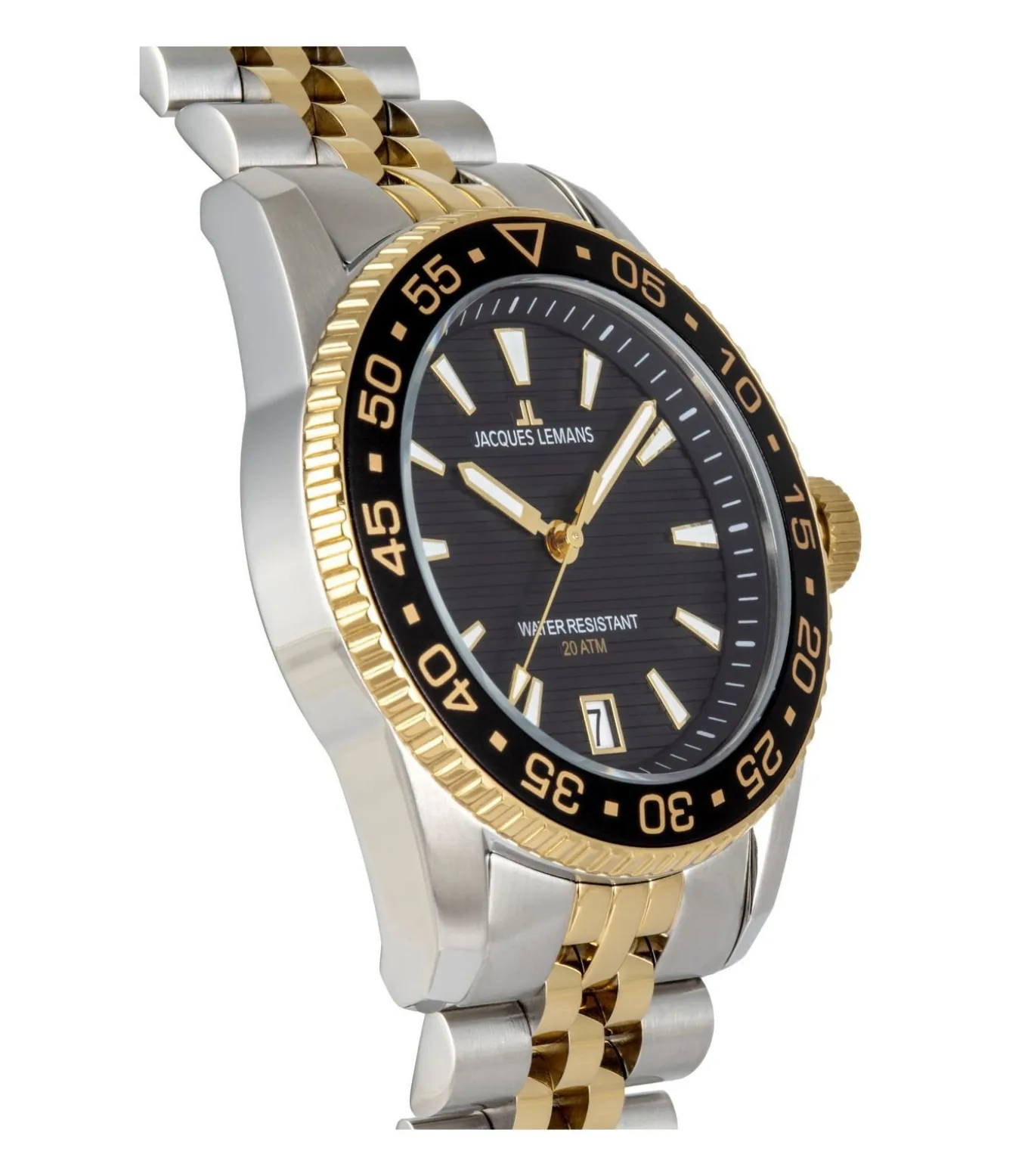 Datum horloge Liverpool Diver Black - Gold