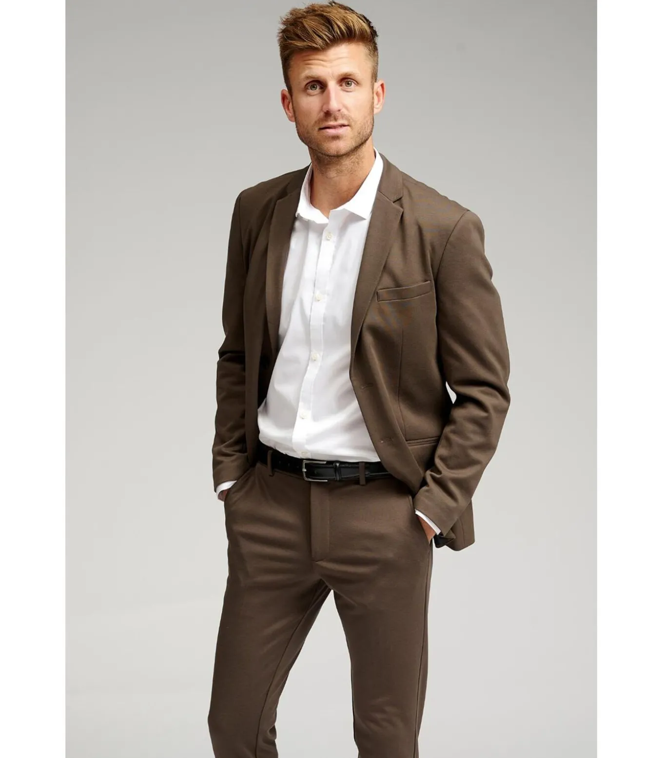 De Originele Performance Blazer - Donkerbruin