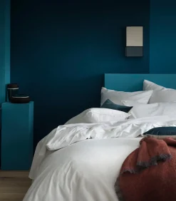 Dekbedovertrek in gewassen satijn - NUIT SATINEE