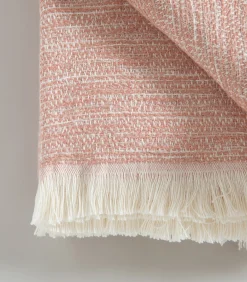 Deken 1 persoon Melange 160x220 cm Lichtroze