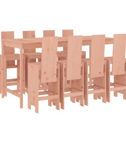 9-delige Tuinset massief douglashout