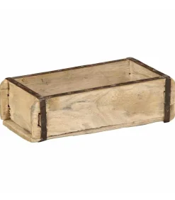 Dienblad met opslag 4 pcs Bruin 30 x 15 x 9 cm