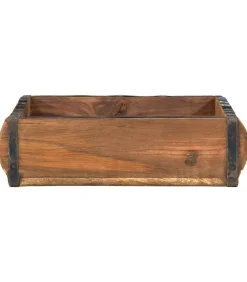 Dienblad met opslag 4 pcs Bruin 31 x 29 x 10 cm