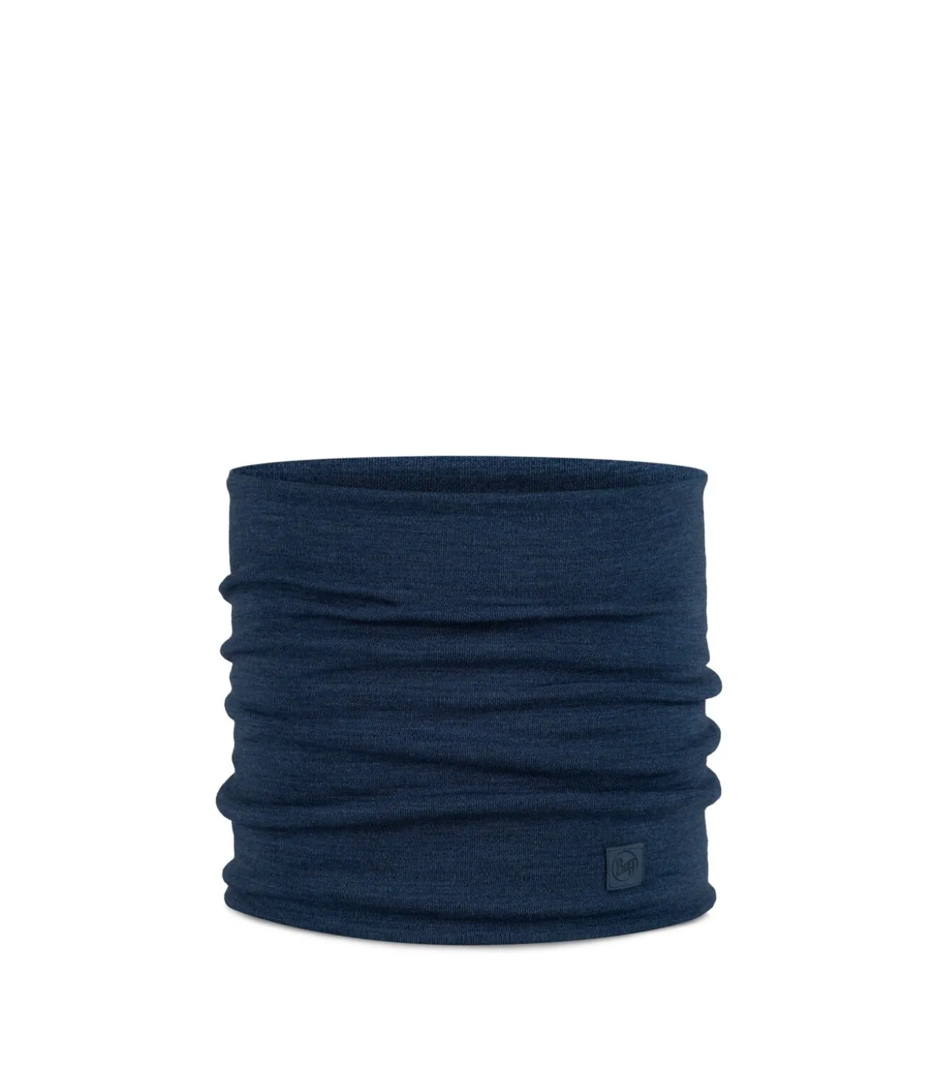 Dikke halswarmer van merinowol Solid