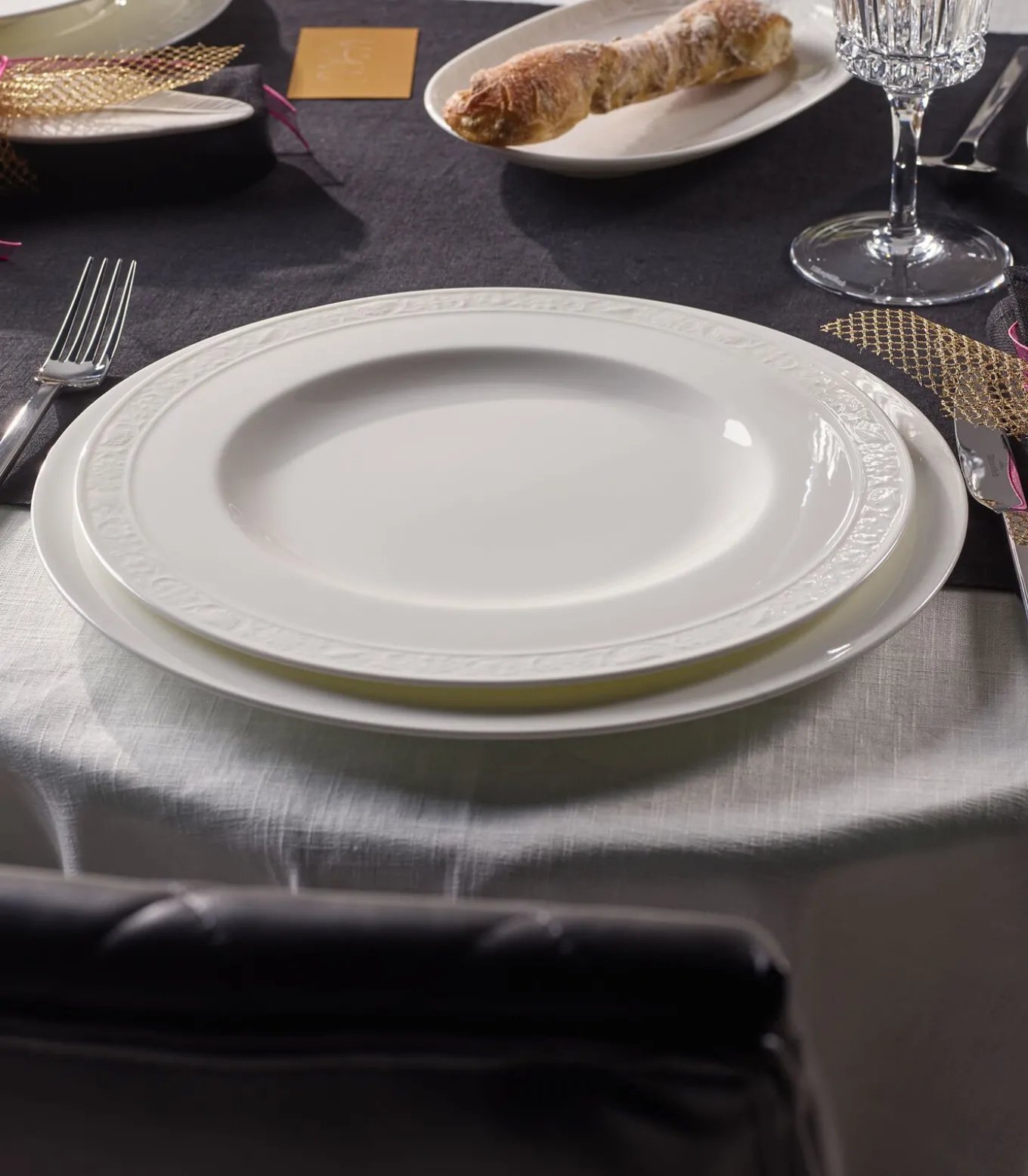 Dinerbord White Pearl