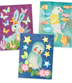 Djeco creatieve set papier knutselen met vloeipapier voor kinderen