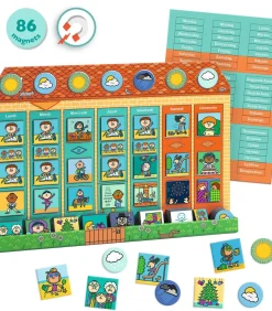 Djeco magnetische kalender weekplanner - educatief speelgoed