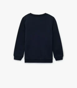 Donkerblauw Kinder Sweatshirt Lange Mouwen