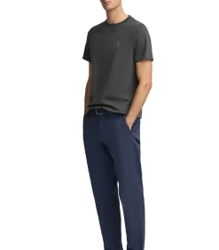 Donkergrijs T-shirt met rubberen Rigby Go-logo