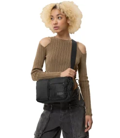 Double Cros - Schoudertas - Zwart