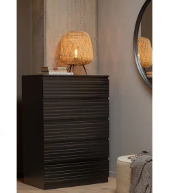 Doutzen Spiegel - Metaal - Zwart - 115x115x5