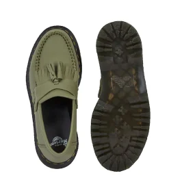 Dr. Martens Adrian leren mocassins in het groen