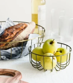 Draadmand 16xH7cm goud/zwart Octo