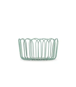 Draadmand 19xH10cm groen Flores