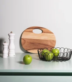 Draadmand 26,5xH7,5cm zwart Flores