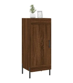 Dressoir 34,5x34x90 cm bewerkt hout bruin eikenkleur