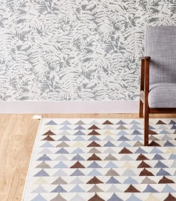 Driehoek wollen tapijt