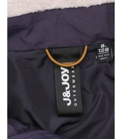 Driekleurige jongens polarfleece met capuchon