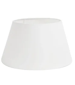 Drum Lampenkap Polycotton - Wit - 45x35x25cm