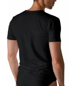 Dry Cotton V-Hals Zwart