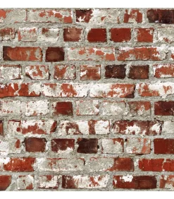 DUTCH WALLCOVERINGS Behang Brick rood