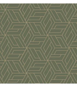 DUTCH WALLCOVERINGS Behang Cobra Groen