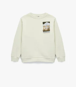 Ecru Jongens Sweatshirt Lange Mouwen