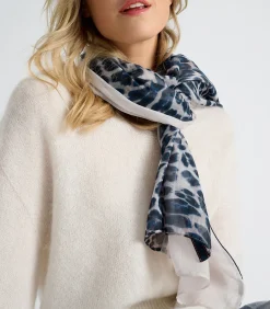 Ecru pull met v-hals