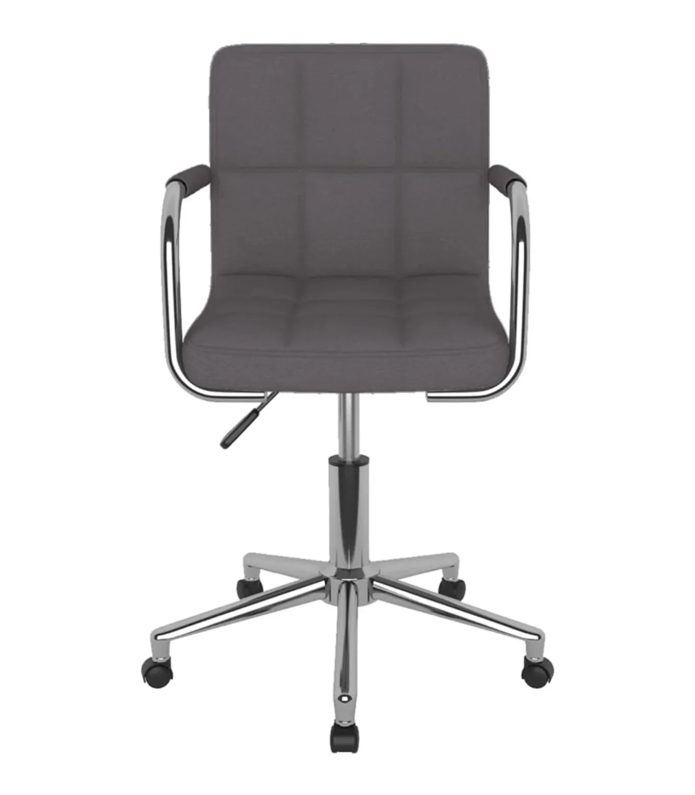 Eetkamerstoel draaibaar stof taupe