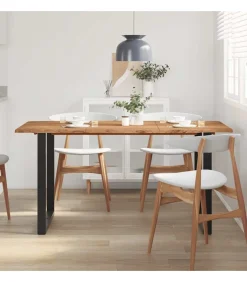 Eettafel 154x80x76 cm massief acaciahout